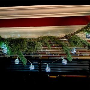 Brand New Silver String Lights Battery Operated